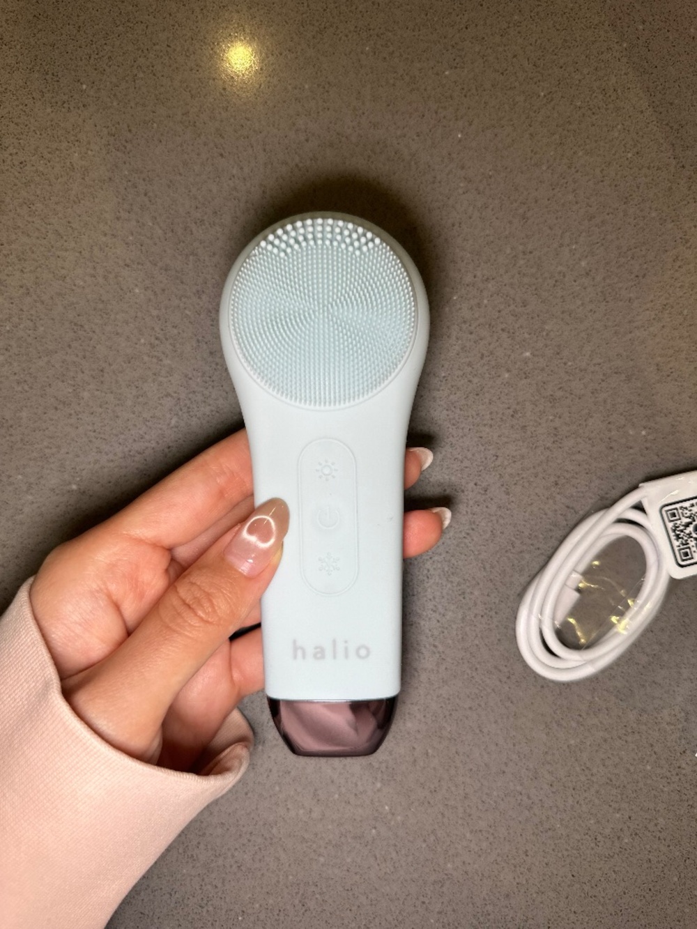 Halio Silicone Face Cleansing Brush & Massager